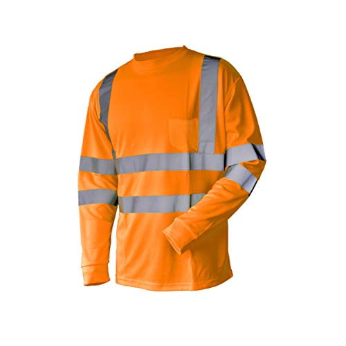 L&M Hi Vis Class 3 T Shirt Reflective Safety Lime Orange Short Long Sleeve HIGH Visibility Black Bottom L&M Hi Vis Class 3 T Shirt Reflective Safety Lime Orange Short Long Sleeve HIGH Visibility Black Bottom